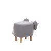 Пуф Leset Mouse COMBI V32-V01 серый-белый, Бук - 4