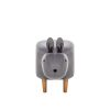 Пуф Leset Rabbit COMBI V32 серый, Бук - 2