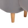 Пуф Leset Rabbit COMBI V32 серый, Бук - 7