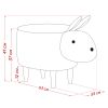 Пуф Leset Rabbit COMBI V32 серый, Бук - 8