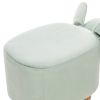 Пуф Leset Slon COMBI V14 бирюзовый, компаньон V01 белый, Бук - 6