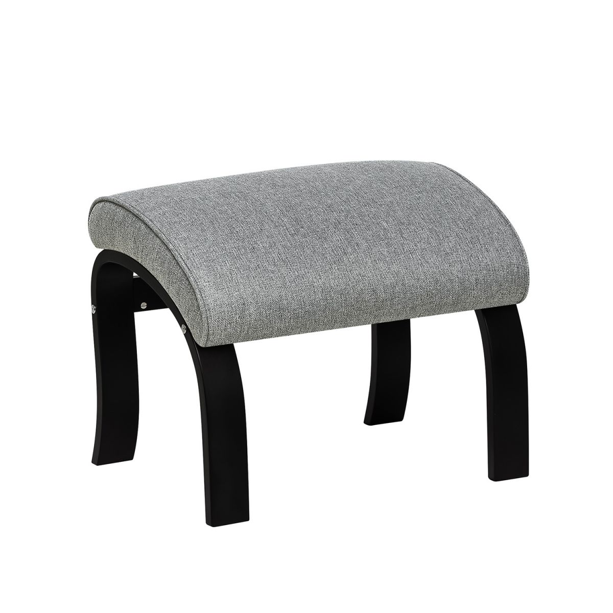 Пуф Leset Универсальный с кантом, Венге, Malmo 90 (серый), кант Malmo 90 (серый)