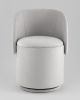 Пуф-трансформер Таунсвилл вращающийся с ящиком велюр светло-серый - 3