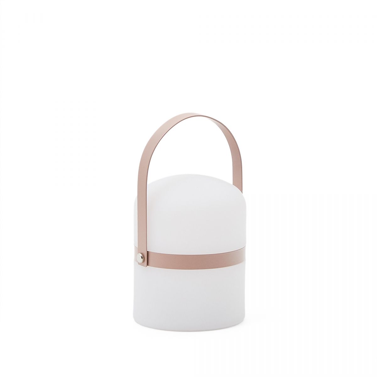 Ridley mini Настольная лампа LED с ручкой розового цвета