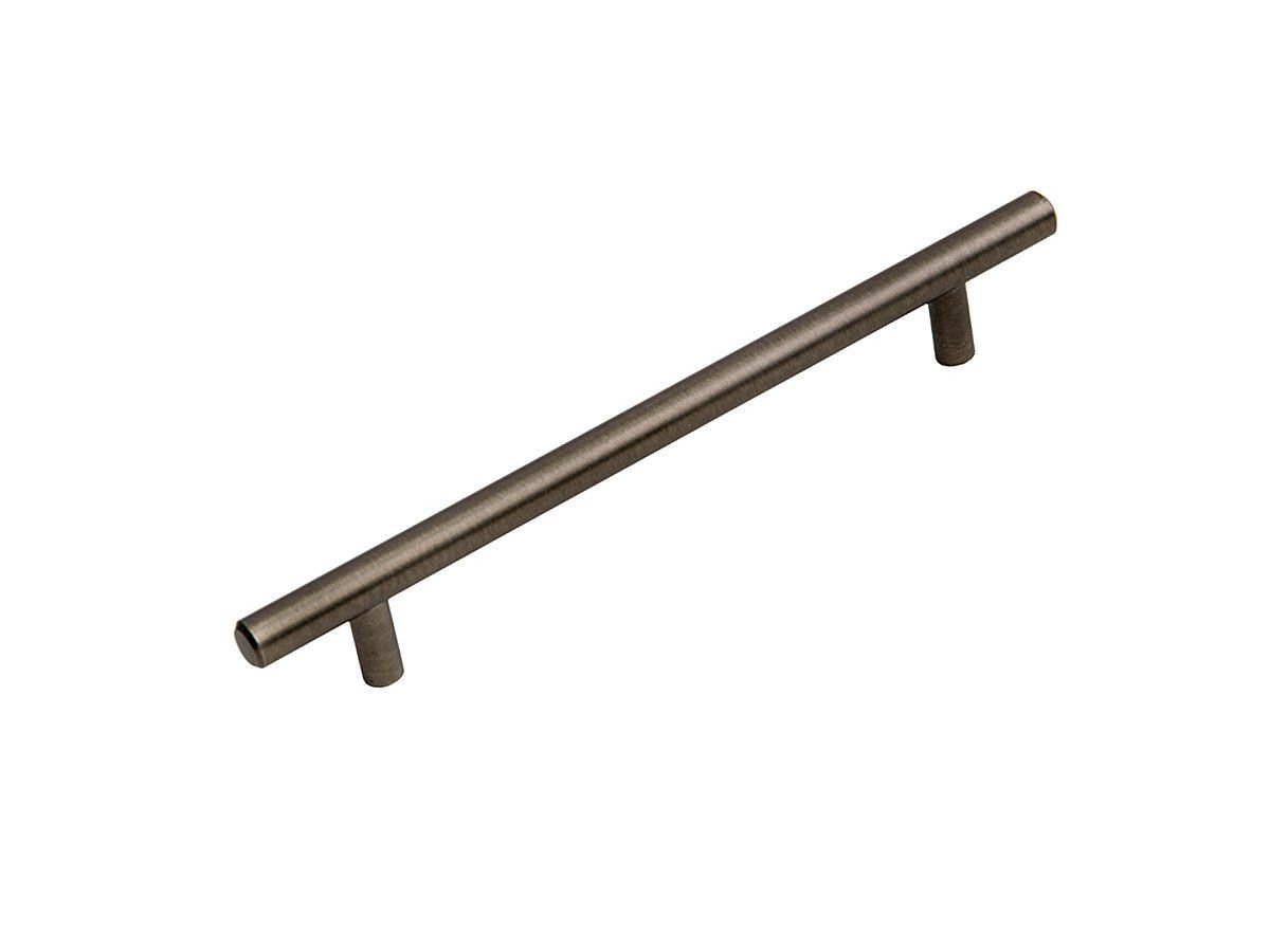 Ручка рейлинг мебельная R-3020 Черненый старинный антрацит 220x12x32