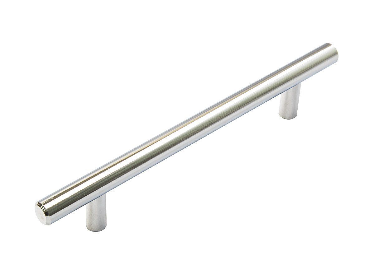 Ручка рейлинг мебельная R-3020 Хром 185x12x32