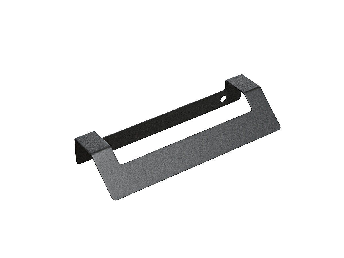 Ручка торцевая мебельная СТ-3 Матовый черный 124x40x20