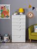 S02016 ПИКСИ комод 6 ящиков 60x57x123, робкий подснежник - 4