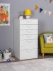 S02016 ПИКСИ комод 6 ящиков 60x57x123, робкий подснежник - 5