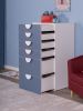 S02429 ПИКСИ комод 6 ящиков 60x57x123, озорной василек - 6
