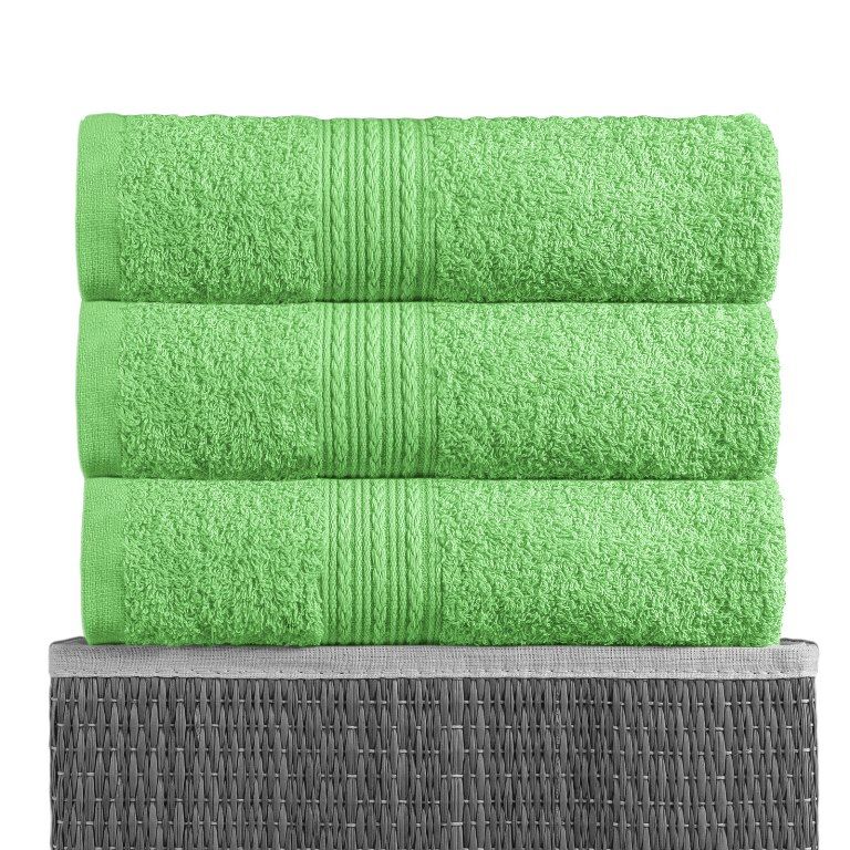 Салатовый 40х70 Полотенца махровое 1 шт BAYRAMALY