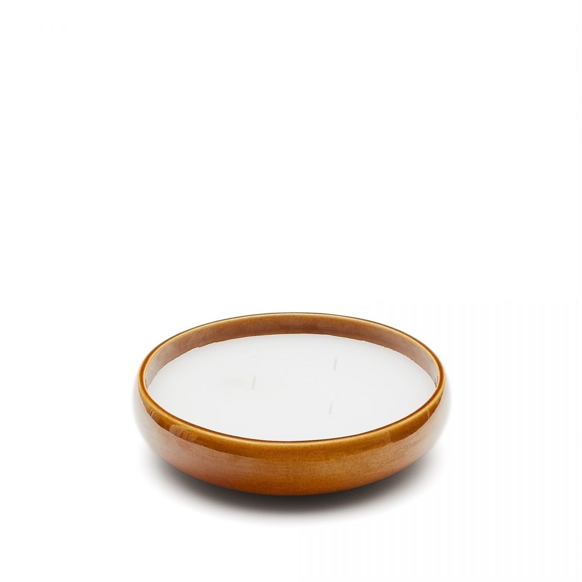 Sapira Керамическая свеча оранжевого цвета 21 см