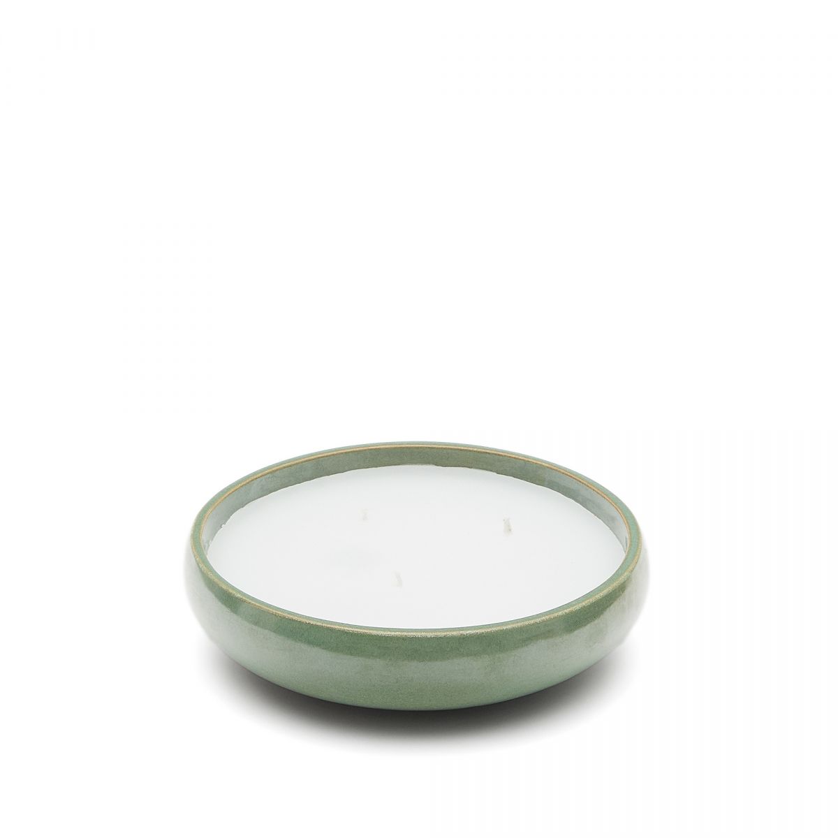 Sapira Керамическая свеча зеленого цвета 21 см