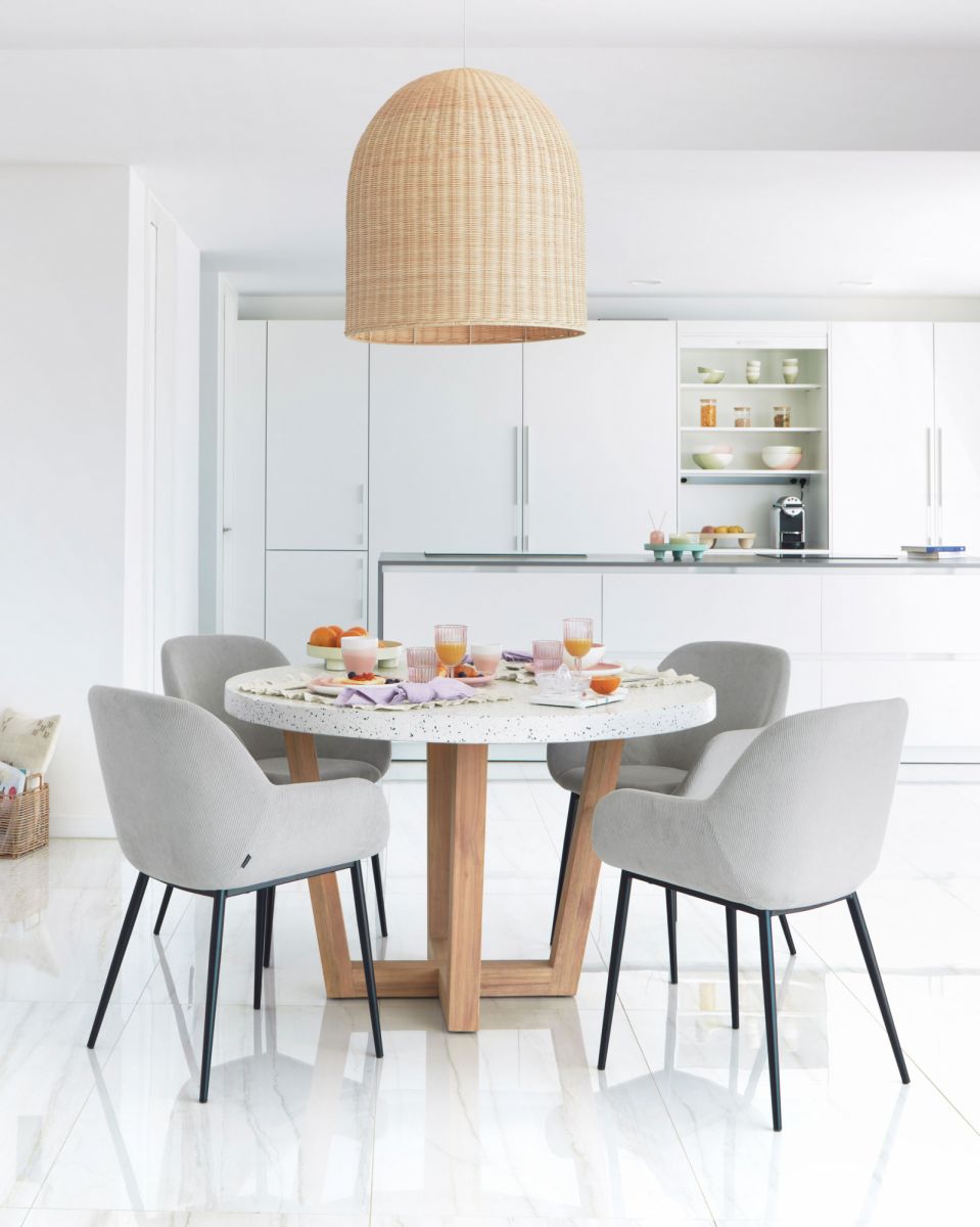 Сервировочная доска Temira разноцветная из терраццо