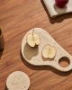 Сервировочная доска Zera из бежевого мрамора - 3