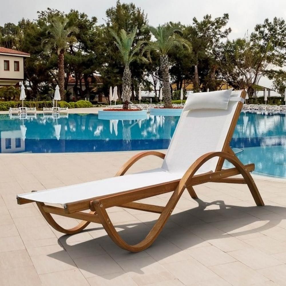 Шезлонг-лежак Мальта AFM-511C White