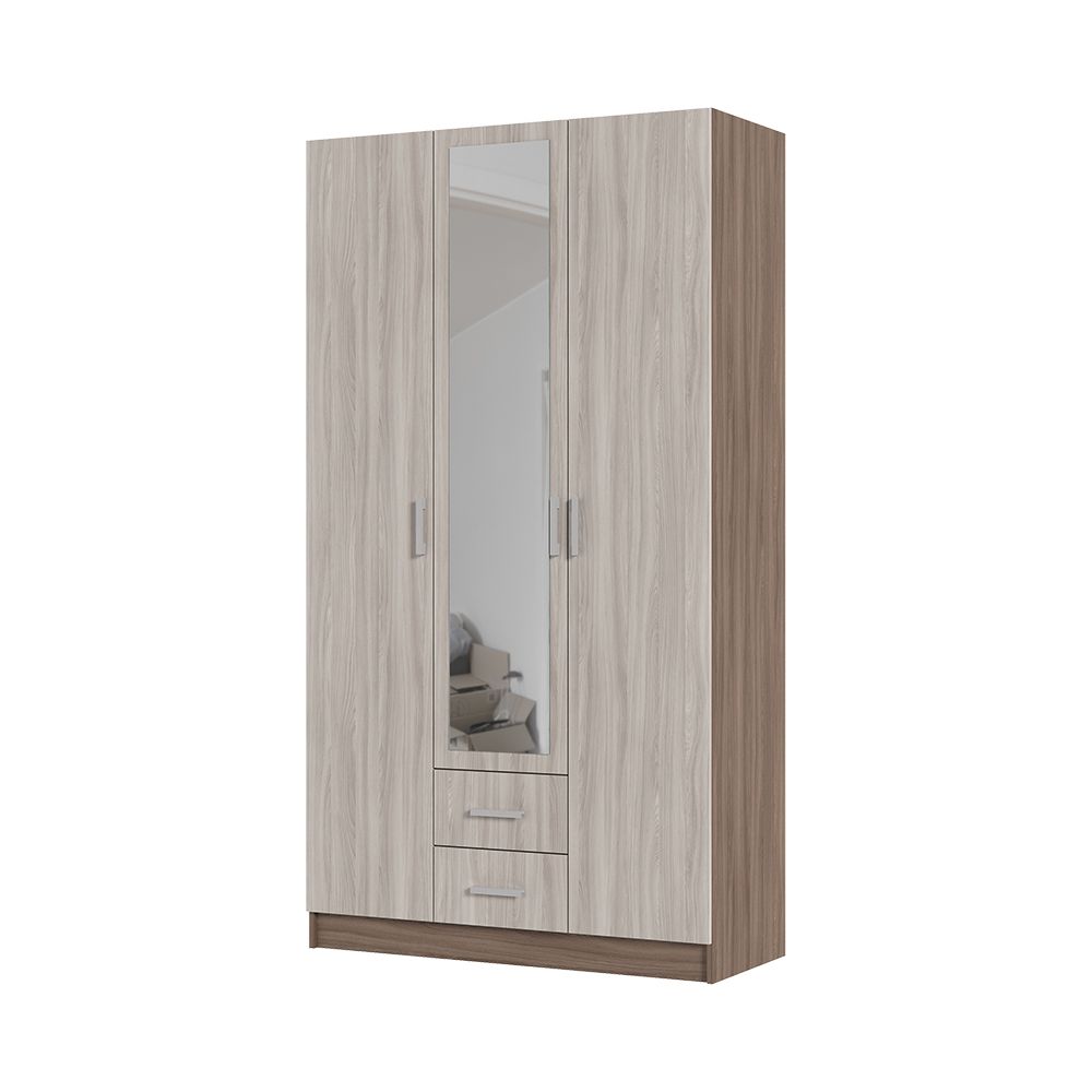 Шкаф 3х створчатый ГАРМОНИЯ ШК 601 М (1200х2200х500) шимо темный-шимо светлый