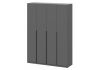 Шкаф Даиго с антресолью графит серый текстурный комплектация 3 - 4