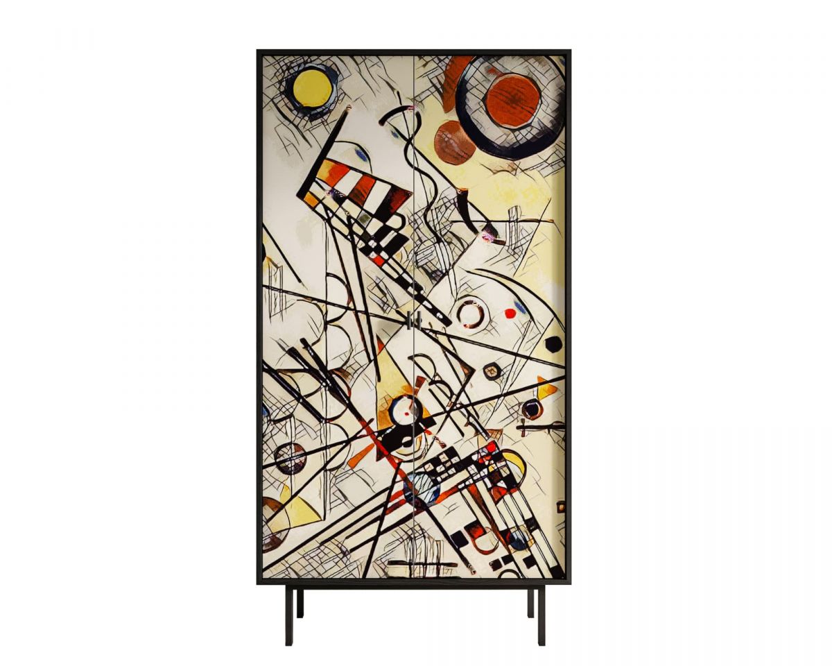 Шкаф двухдверный "Emerson" by Kandinsky арт EM091-Print_01