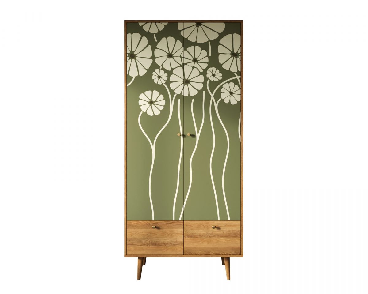 Шкаф двухстворчатый "Berber" арт BB16-Print_53