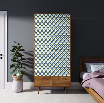 Шкаф двухстворчатый "Berber" принт 13