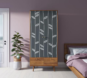 Шкаф двухстворчатый "Berber" принт 18