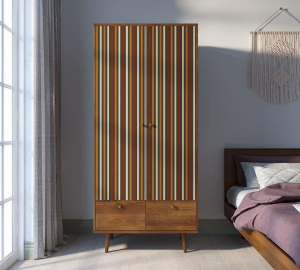 Шкаф двухстворчатый "Berber" принт 20