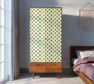 Шкаф двухстворчатый "Berber" принт 24