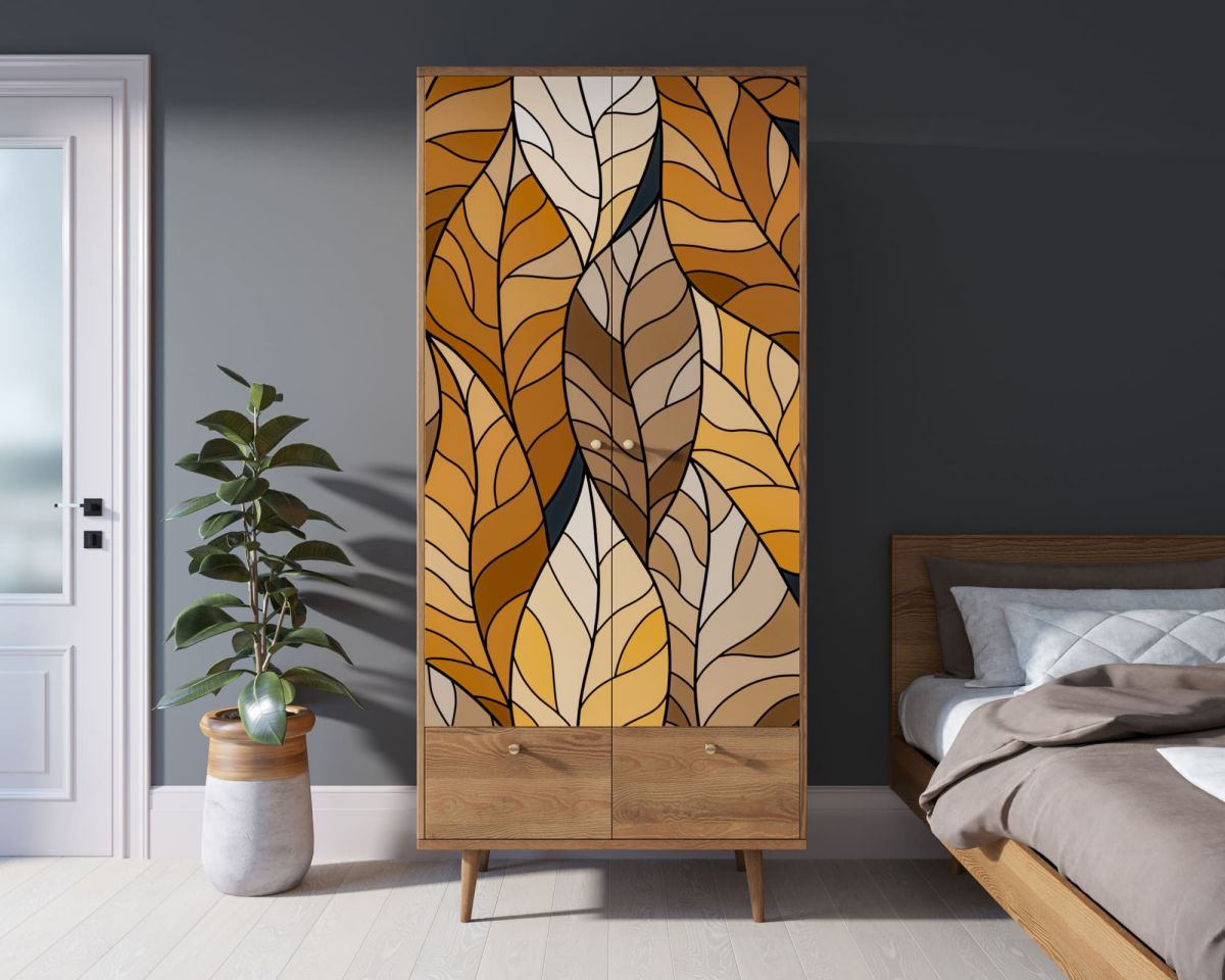 Шкаф двухстворчатый "Berber" принт 8 арт BB16-Print_08