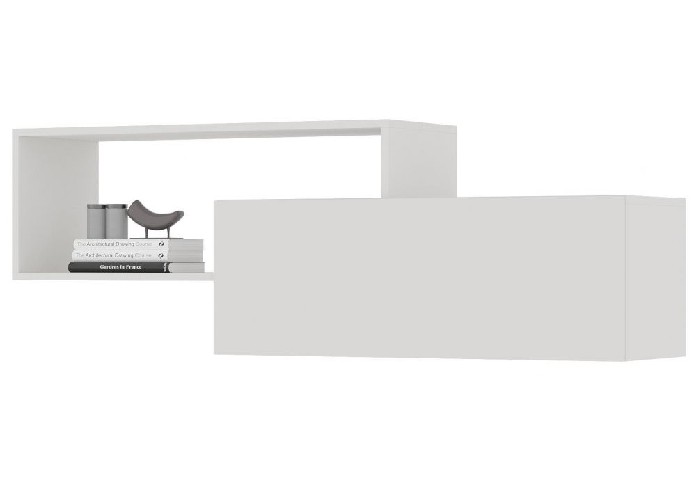 Шкаф Элла ПЛ 01 белый - белый