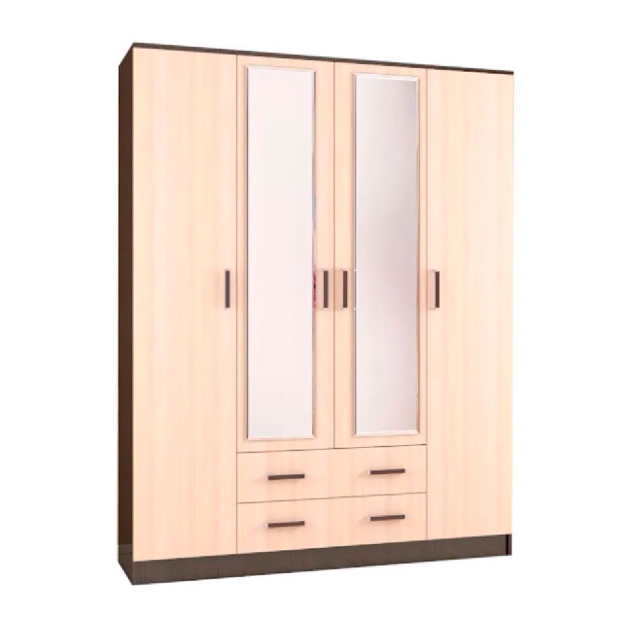 Шкаф комбинированный Лагуна-016 (2100х1600х510) венге-дуб молочный