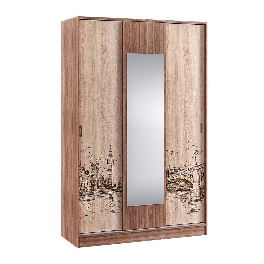 Шкаф-купе Орион ясень шимо-дуб сонома