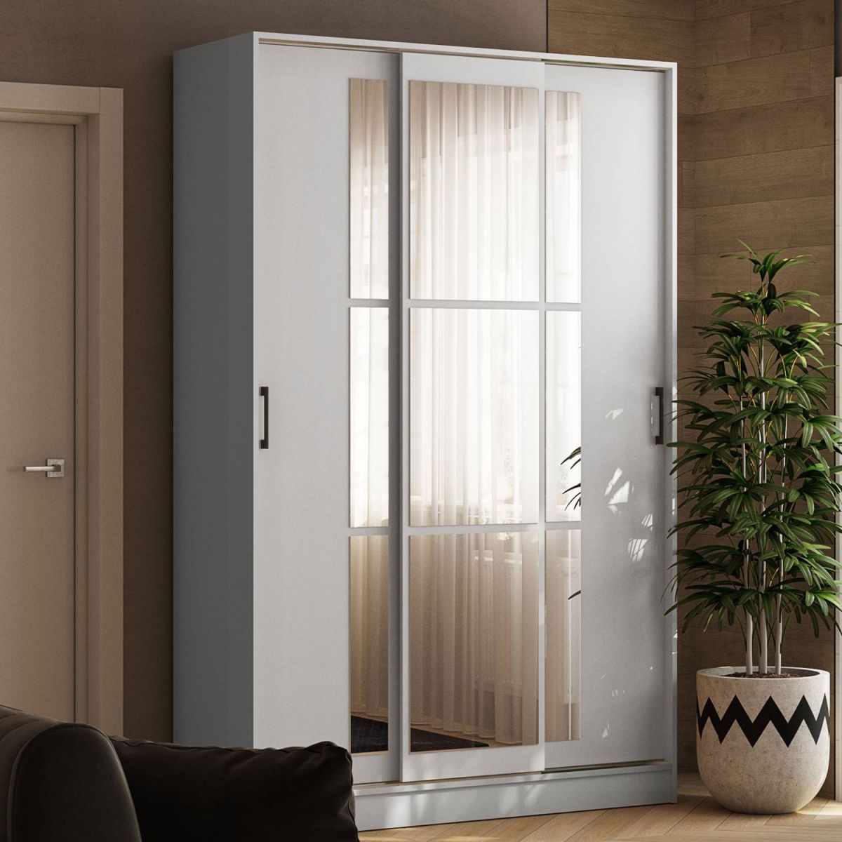 Шкаф-купе Стиль-2 1400 белый за 15 538,00 ₽ в М-Клуб | Купить с ...