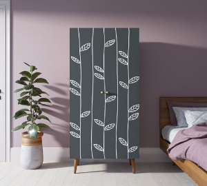 Шкаф малый двухстворчатый "Berber" принт 18