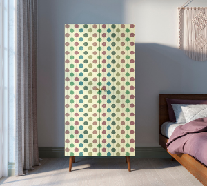 Шкаф малый двухстворчатый "Berber" принт 24