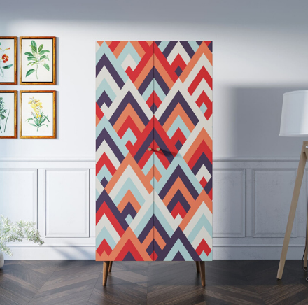 Шкаф малый двухстворчатый "Berber" принт 2