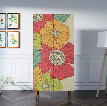 Шкаф малый двухстворчатый "Berber" принт 5