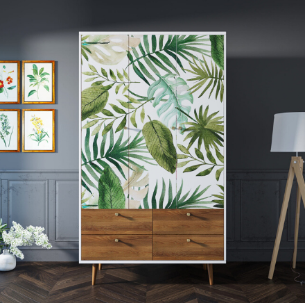 Шкаф трехстворчатый "Berber" принт 4