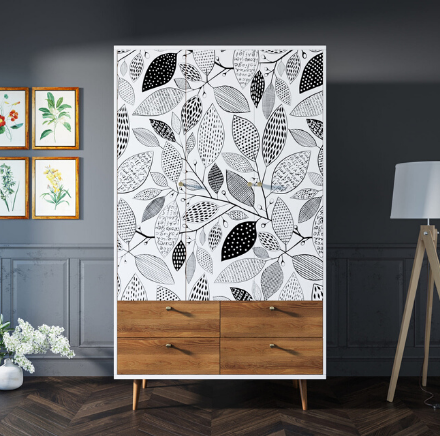 Шкаф трехстворчатый "Berber" принт 9