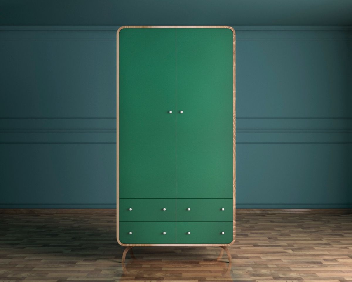 Шкаф в скандинавском стиле "Ellipse" с ящиками