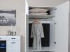 Шкаф «Йорк» 2дв, Белый-белый глянец - 6
