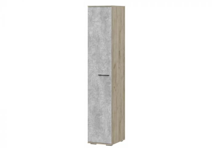 Шкафы Бостон ШК-400 дуб крафт серый - бетонный камень