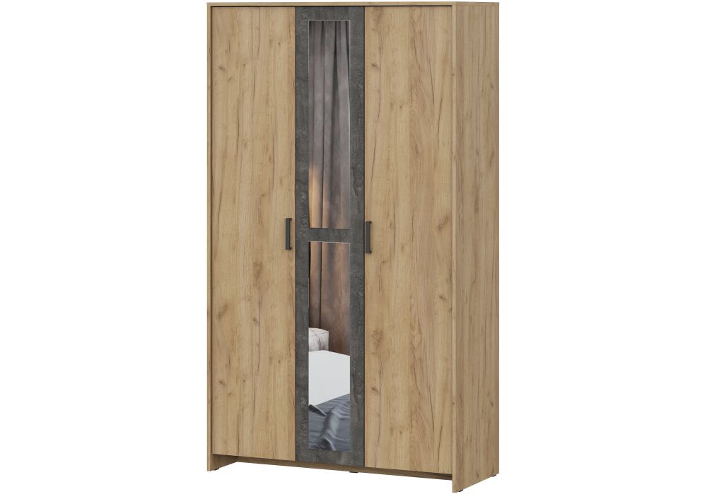 Шкафы Taika дуб золотой - камень темный