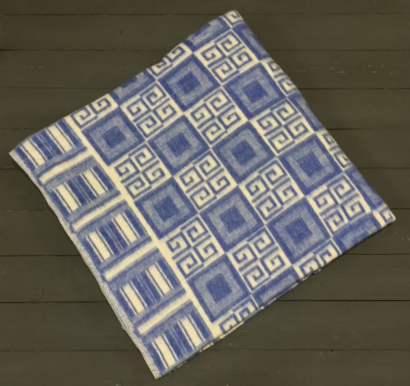 Синее Элегант 5772ВЖ 215х150 75% х-б +25% вискоза Ермолино одеяло