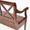 Скамейка ALBIZZI (Альбицци) дерево гевея-мдф, 108х57х89 см, dark walnut - 3