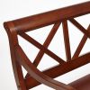 Скамейка ALBIZZI (Альбицци) дерево гевея-мдф, 108х57х89 см, dark walnut - 8