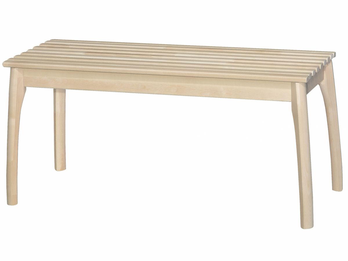 Скамья для прихожей массив, каркас лак