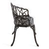 Скамья Secret De Maison Strauss (Штраус) алюминиевый сплав, 99хх56х76см, бронза-bronze - 2