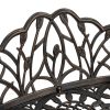 Скамья Secret De Maison Strauss (Штраус) алюминиевый сплав, 99хх56х76см, бронза-bronze - 6