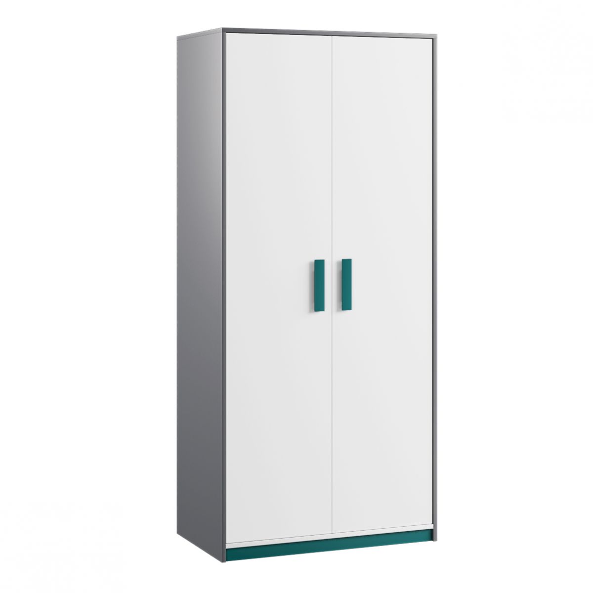 Спальня Кэнди Шкаф универсальный КШ-3 графит-белый